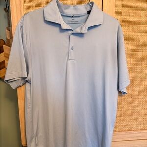 Horn Legend Size Small Men's Light Blue Polo Shirt